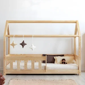 Bed 90×190 inclusief lattenbodem Mila Bois Bed 90×190 inclusief lattenbodem Mila Bois