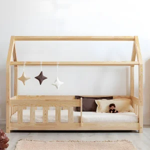 Bed 90×200 inclusief lattenbodem Mila Bois Bed 90×200 inclusief lattenbodem Mila Bois