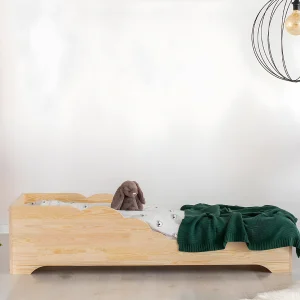 Bed 90×190 inclusief lattenbodem Blandine Bois Bed 90×190 inclusief lattenbodem Blandine Bois