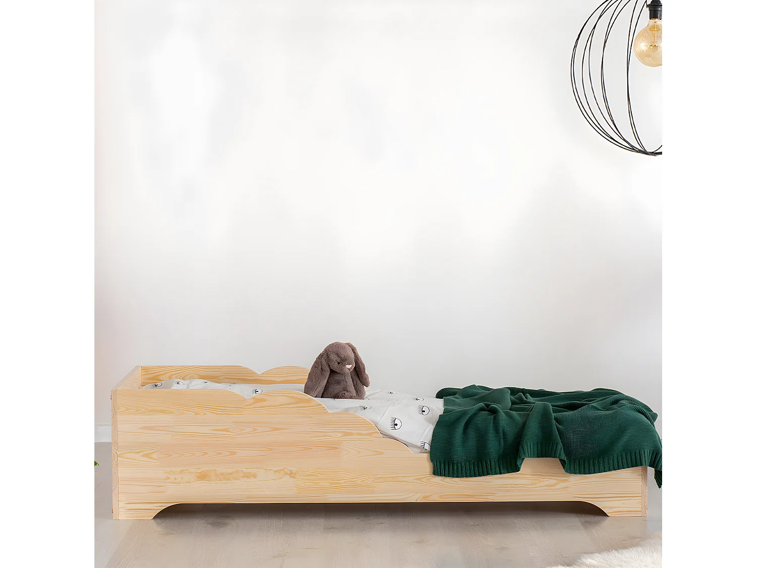 Bed 90x200 inclusief lattenbodem Blandine Bois