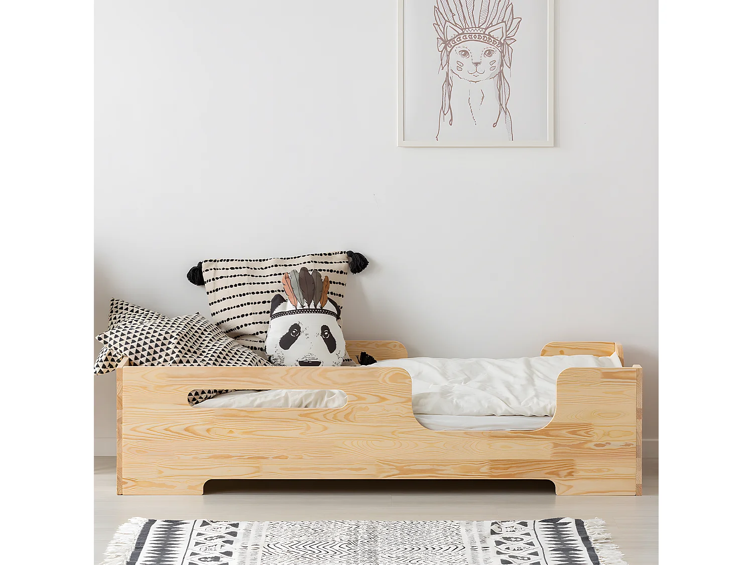 Lilian Bois 90x190 bed inclusief lattenbodem