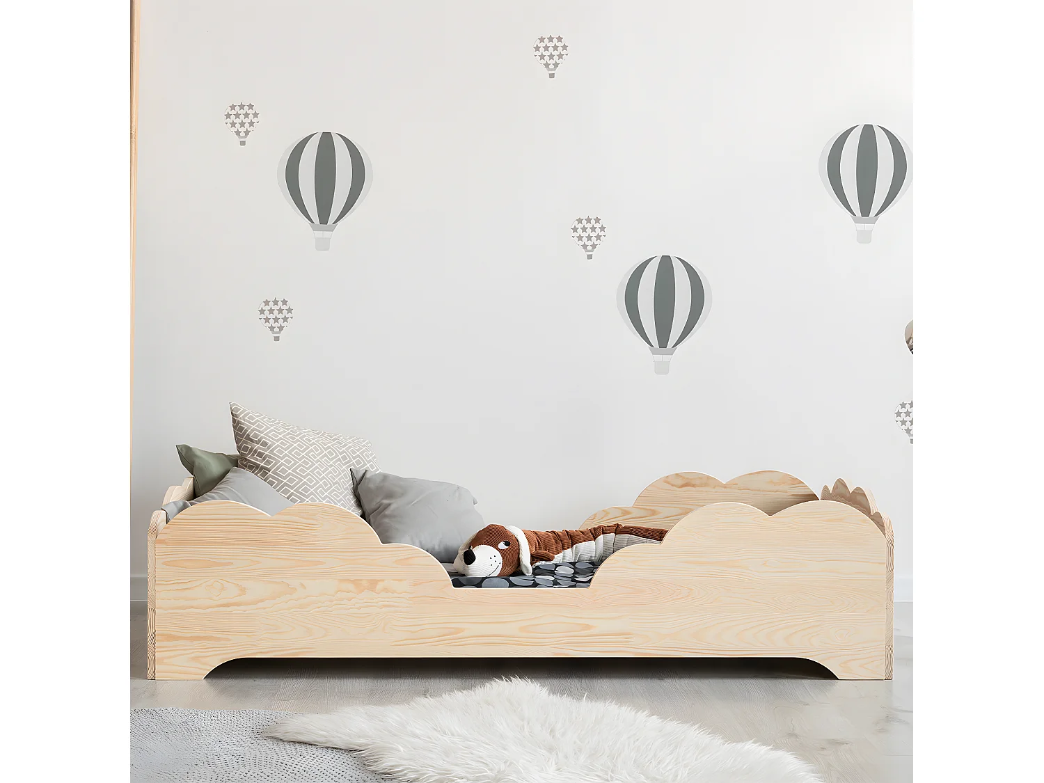 Bed 90x190 inclusief lattenbodem Josy Hout