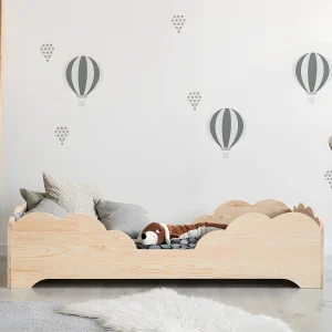 Bed 90×200 inclusief lattenbodem Josy Hout Bed 90×200 inclusief lattenbodem Josy Hout