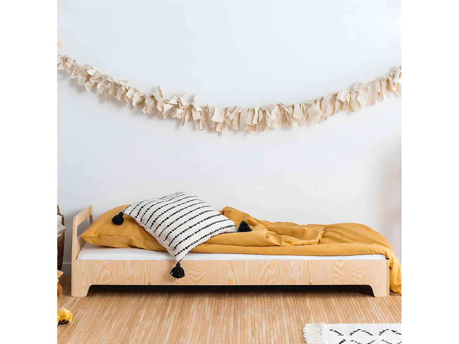 Garance Bois 90x190 bed inclusief lattenbodem