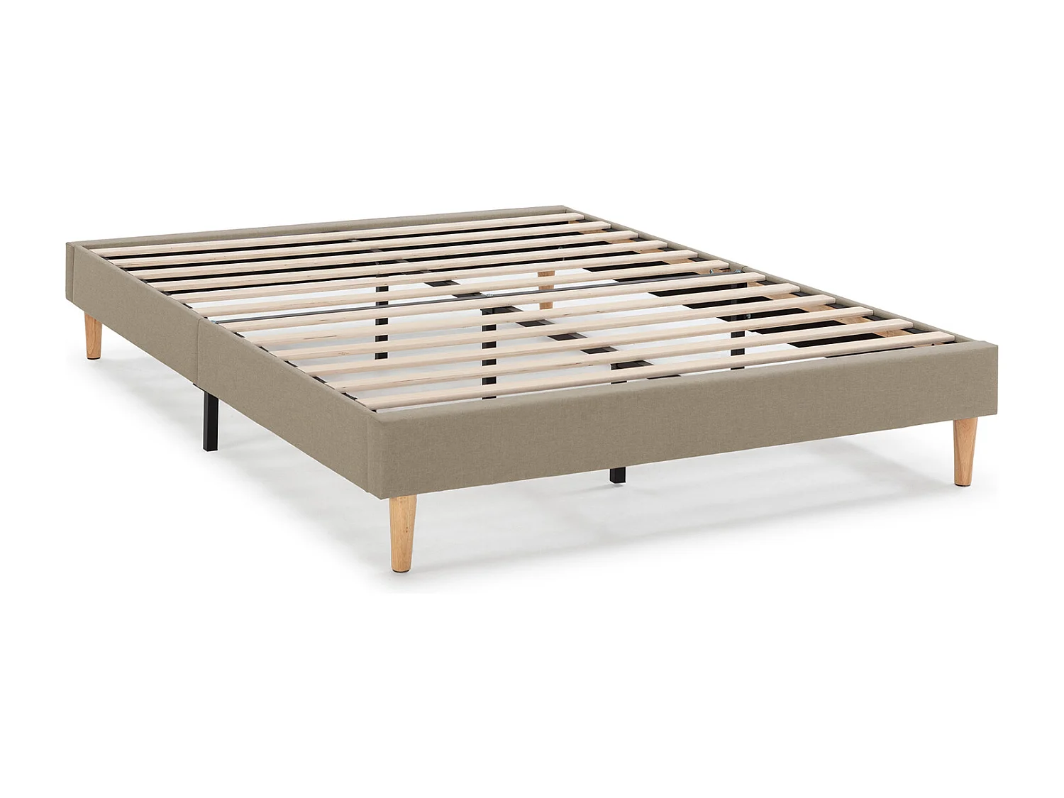 Beklede basis Aura 160x200 cm Beige