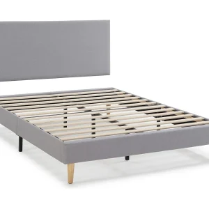 Beklede basis + Aura hoofdeinde 140×200 cm Lichtgrijs Beklede basis + Aura hoofdeinde 140×200 cm Lichtgrijs