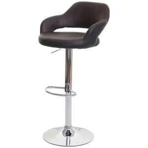 Barkruk MCW-F16, bruin-zwart Barkruk MCW-F16, bruin-zwart