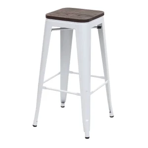 Barkruk MCW-A73 Metaal stapelbaar, wit Barkruk MCW-A73 Metaal stapelbaar, wit