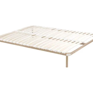 Lattenbodem 140 x 190 cm 2 x 19 latten zonder poten zwart Lattenbodem 140 x 190 cm 2 x 19 latten zonder poten zwart