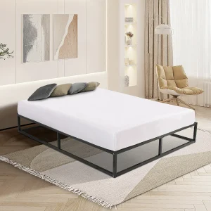 Bedbodem met latten van metaal 160 x 200 cm – 2 x 19 latten – Zwart – RAMMUS van YSMÉE