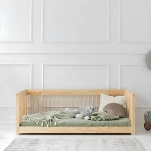 Bedbank 90×190 inclusief lattenbodem Perrine Wood Bedbank 90×190 inclusief lattenbodem Perrine Wood