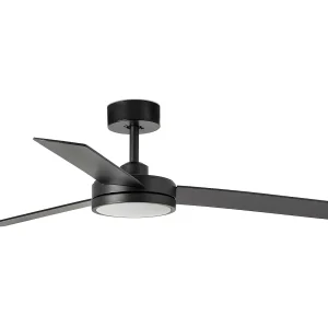 BARTH L LED Zwarte plafondventilator BARTH L LED Zwarte plafondventilator
