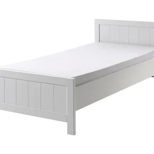 Bed 90×200 cm massief grenen wit gelakt Erik Bed 90×200 cm massief grenen wit gelakt Erik