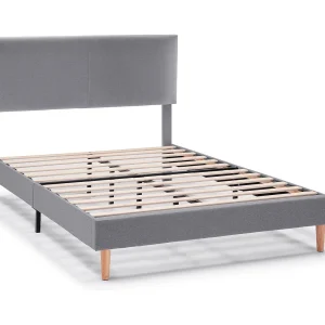 Beklede bedstructuur Lauren van 30 cm, 140×190 cm, Donkergrijs Beklede bedstructuur Lauren van 30 cm, 140×190 cm, Donkergrijs