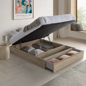 Bedbodem met opberglade 140 x 190 cm – Licht naturel – HESTIA de YSMÉE