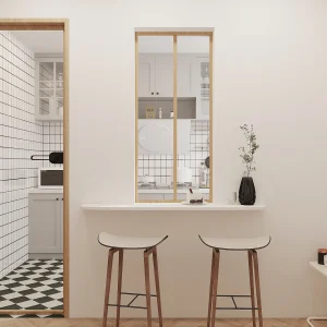 Werkplaatsraam van gepoedercoat aluminium – 60 x 130 cm (B x H) – Licht naturel – BAYVIEW Werkplaatsraam van gepoedercoat aluminium – 60 x 130 cm (B x H) – Licht naturel – BAYVIEW