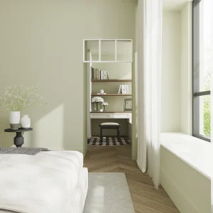 Bovenraam werkplaatsstijl van gepoedercoat aluminium – L83 x H40 cm – Wit – BAYVIEW Bovenraam werkplaatsstijl van gepoedercoat aluminium – L83 x H40 cm – Wit – BAYVIEW