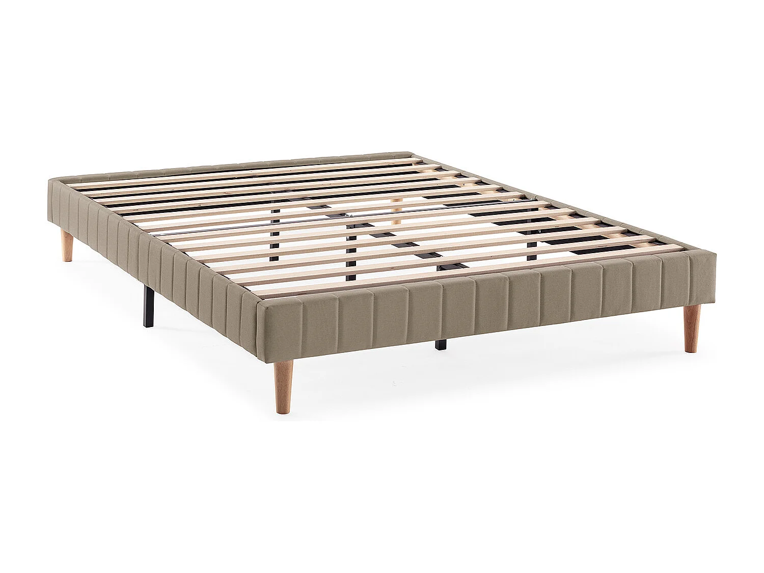 Beklede basis Eris 140x190 cm kleur Beige
