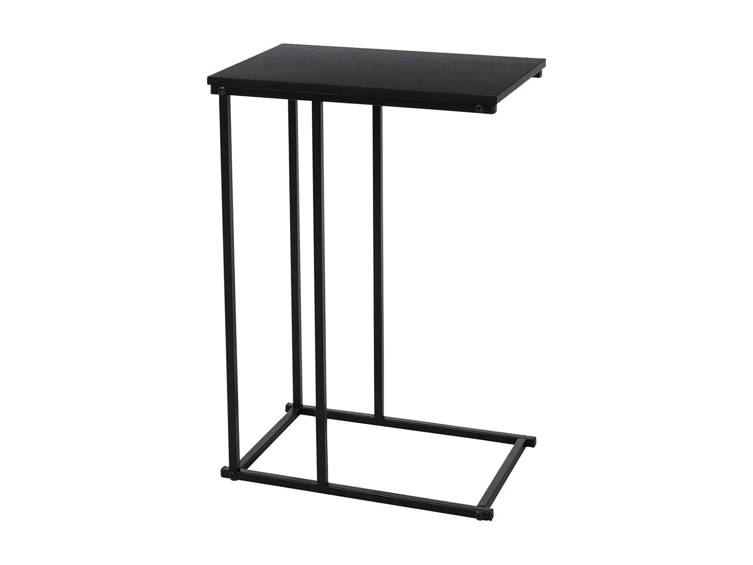 Bijzettafel met MDF tafelblad zwart