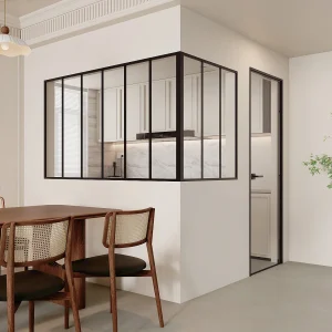 Hoekraam werkplaats van gepoedercoat aluminium – L180 x B90 x H105 cm (B x H) -Zwart – BAYVIEW Hoekraam werkplaats van gepoedercoat aluminium – L180 x B90 x H105 cm (B x H) -Zwart – BAYVIEW