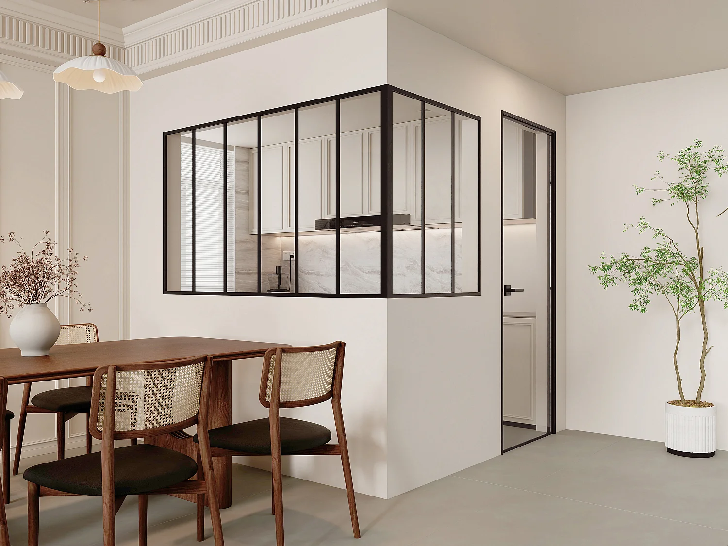 Hoekraam werkplaats van gepoedercoat aluminium - L180 x B90 x H105 cm (B x H) -Zwart - BAYVIEW