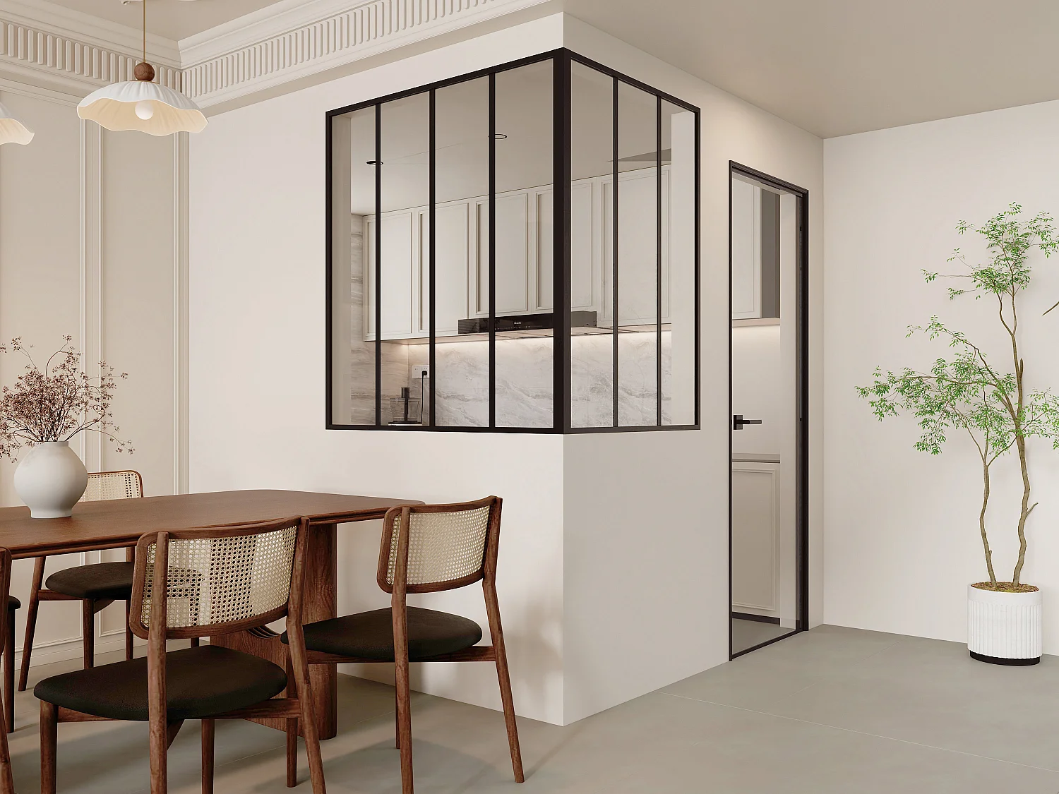Hoekraam werkplaats van gepoedercoat aluminium - L120 x B90 x H130 cm (B x H) -Zwart - BAYVIEW