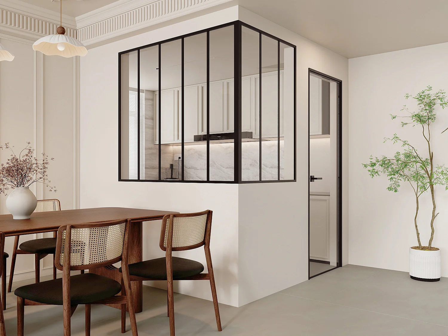 Hoekraam werkplaats van gepoedercoat aluminium - L150 x B90 x H130 cm (B x H) -Zwart - BAYVIEW