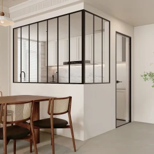 Hoekraam werkplaats van gepoedercoat aluminium – L210 x B90 x H130 cm (B x H) -Zwart – BAYVIEW Hoekraam werkplaats van gepoedercoat aluminium – L210 x B90 x H130 cm (B x H) -Zwart – BAYVIEW