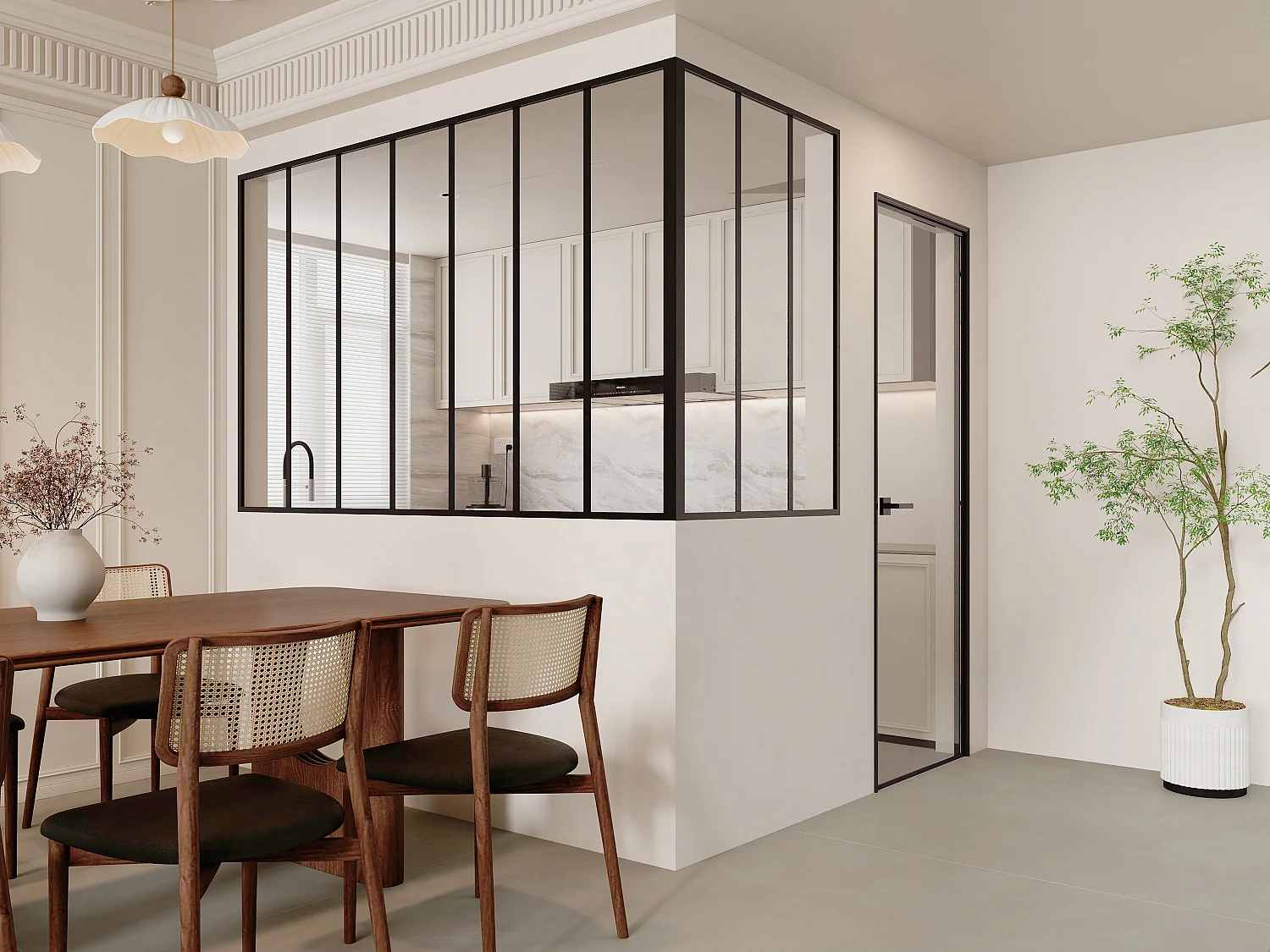 Hoekraam werkplaats van gepoedercoat aluminium - L210 x B90 x H130 cm (B x H) -Zwart - BAYVIEW