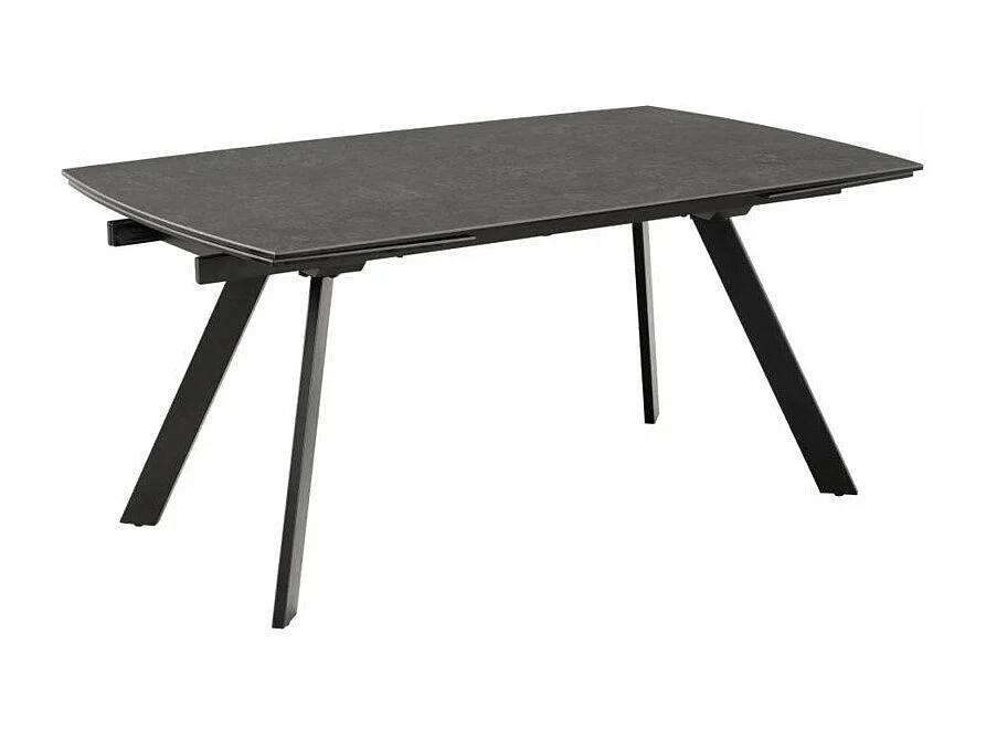 Berry eetkamertafel 97x160/240cm met extra plaat zwart.