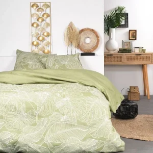 Beddengoedset – 240 x 220 cm – bloemenprint katoen