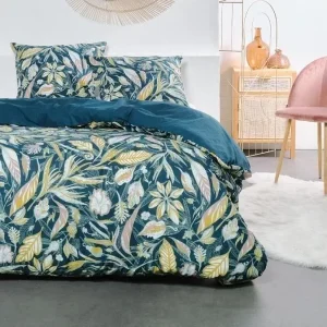 Beddengoedset – 240 x 220 cm – bloemenprint katoen