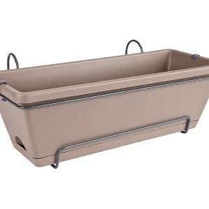 Barcelona Allin1 50 Balkonbox – Bruin – 50 x 28 x 19 cm – 100% gerecycled Barcelona Allin1 50 Balkonbox – Bruin – 50 x 28 x 19 cm – 100% gerecycled