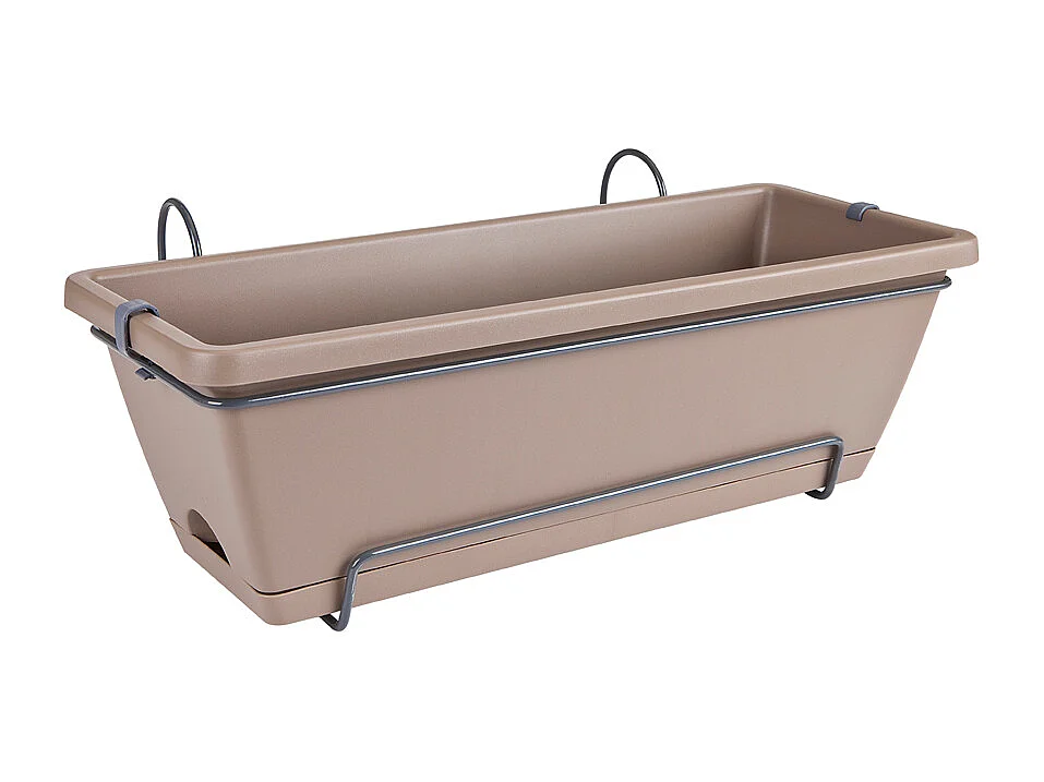 Barcelona Allin1 50 Balkonbox – Bruin – 50 x 28 x 19 cm – 100% gerecycled