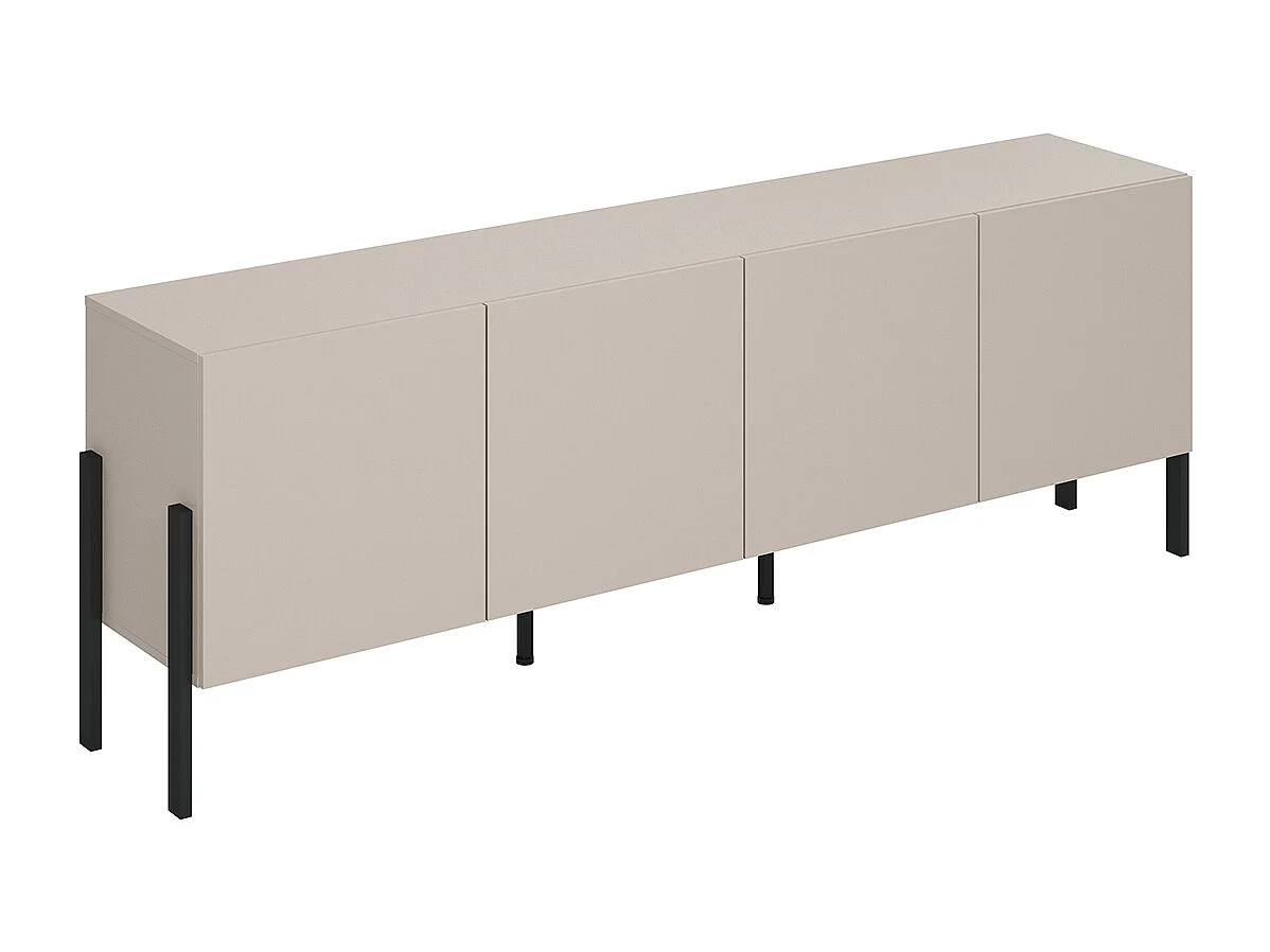Bérénice Cachemire 4-deurs TV-meubel, 200 cm