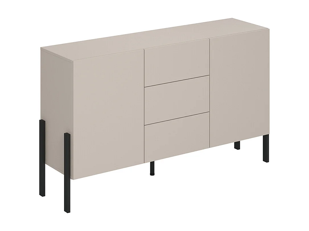 Bérénice Cashmere 2-deurs dressoir met 3 laden