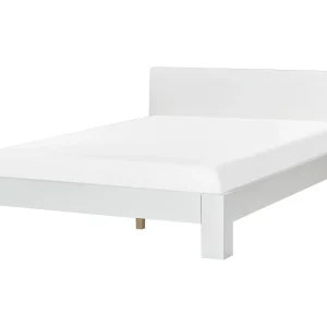 Bed hout wit 140 x 200 cm ROYAN Bed hout wit 140 x 200 cm ROYAN