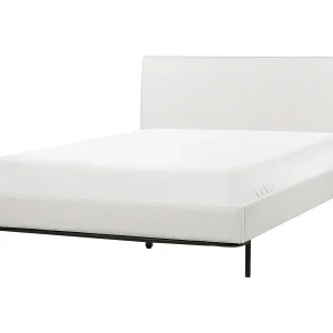Bed stof lichtgrijs 140 x 200 cm CORIO Bed stof lichtgrijs 140 x 200 cm CORIO