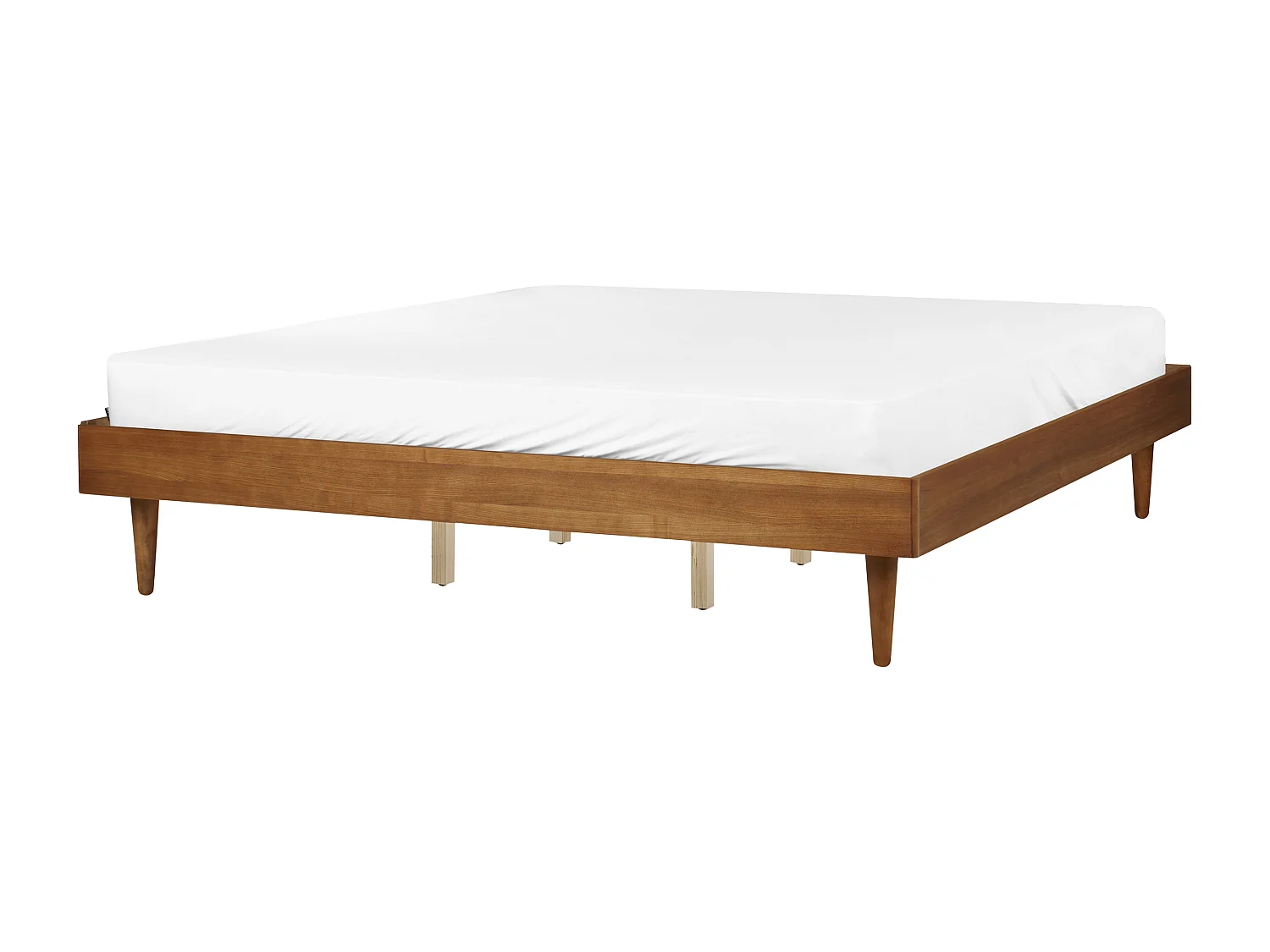 Bed hout lichtbruin 180 x 200 cm TOUCY