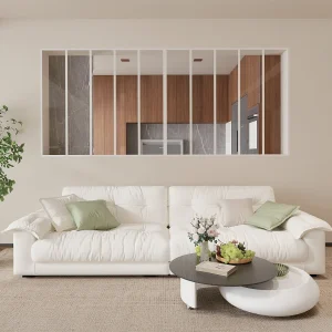 Werkplaatsraam van gepoedercoat aluminium – 240 x 130 cm (B x H) – Wit – BAYVIEW Werkplaatsraam van gepoedercoat aluminium – 240 x 130 cm (B x H) – Wit – BAYVIEW