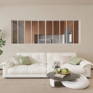 Werkplaatsraam van gepoedercoat aluminium – 240 x 105 cm (B x H) – Wit – BAYVIEW Werkplaatsraam van gepoedercoat aluminium – 240 x 105 cm (B x H) – Wit – BAYVIEW