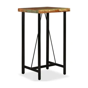 Bartafel 60x60x107 cm massief gerecycled hout Bartafel 60x60x107 cm massief gerecycled hout