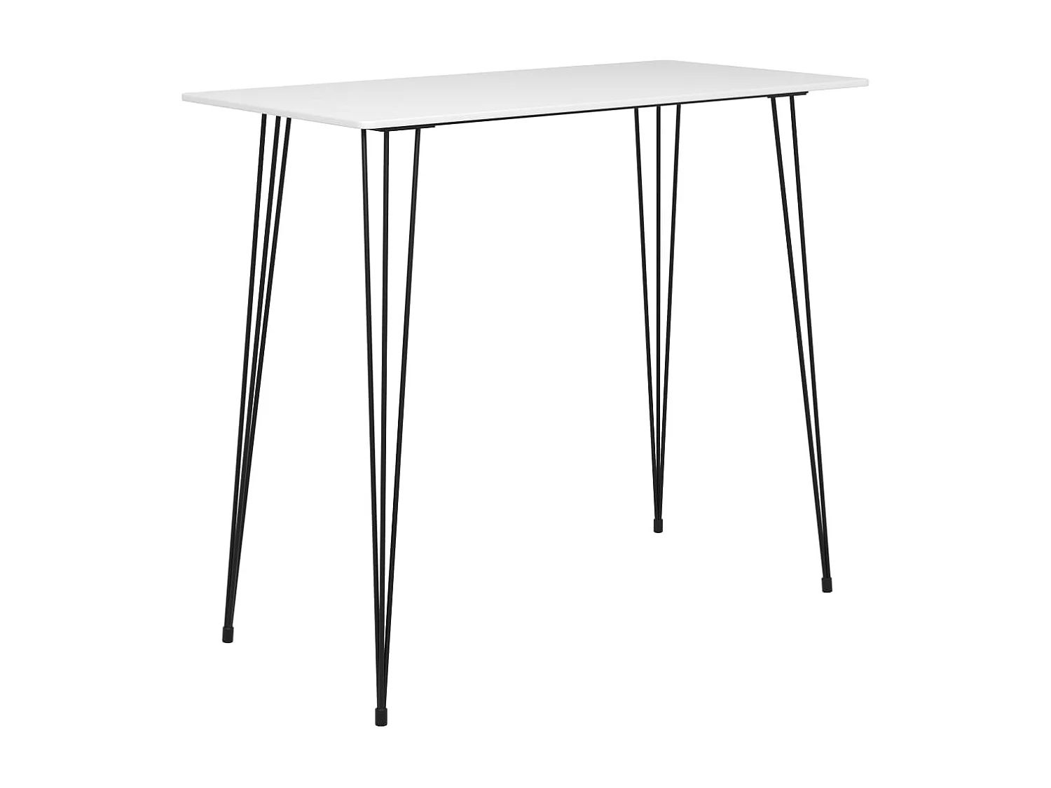 Bartafel 120x60x105 cm wit