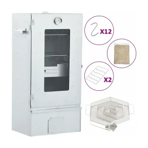 BBQ-rookoven met koude rookgenerator gegalvaniseerd staal BBQ-rookoven met koude rookgenerator gegalvaniseerd staal