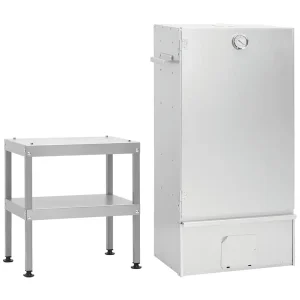 BBQ-rookoven met tafel gegalvaniseerd staal BBQ-rookoven met tafel gegalvaniseerd staal