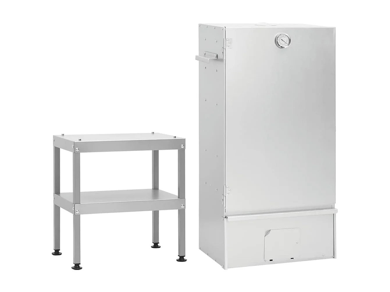 BBQ-rookoven met tafel gegalvaniseerd staal