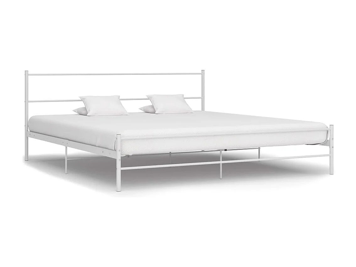 Bedframe metaal wit 180x200 cm