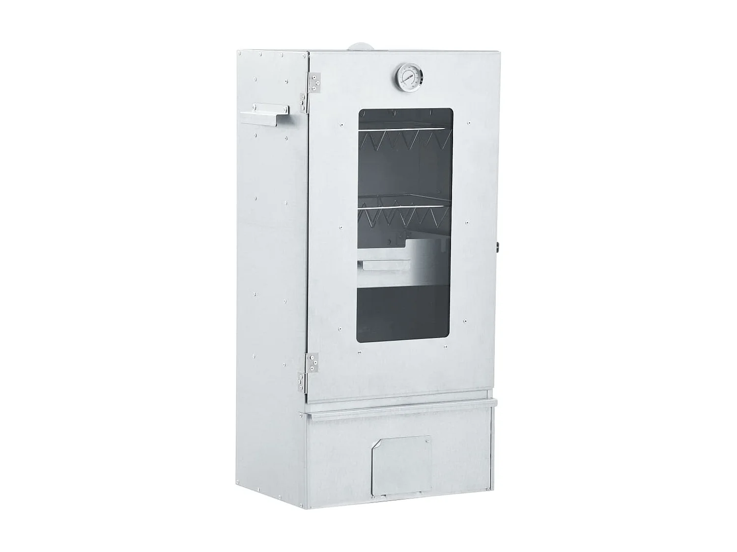 BBQ-rookoven met 1 kg houtsnippers 44,5x29x83 cm