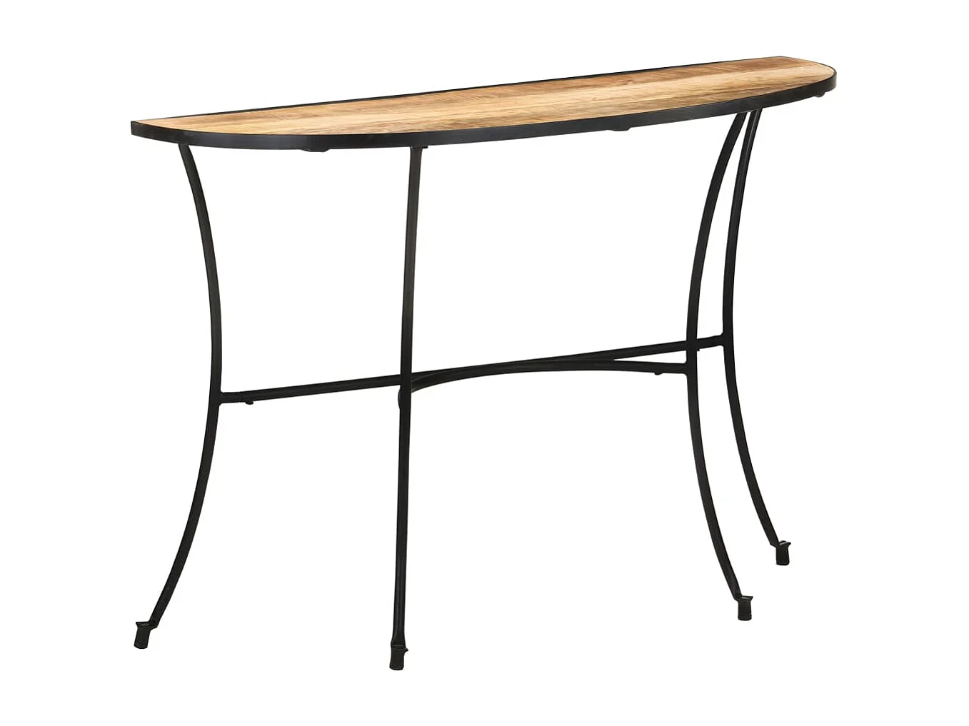 Bijzettafel 110x40x77 cm massief mangohout