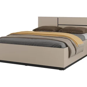 Bed HAVANA 180×200 beige en zwart met lattenbodem – Zachte elegantie en XXL comfort voor uw slaapkamer Bed HAVANA 180×200 beige en zwart met lattenbodem – Zachte elegantie en XXL comfort voor uw slaapkamer